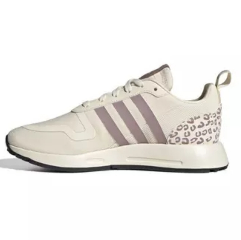 ADIDAS beige and mauve sneakers with Leopard spots
